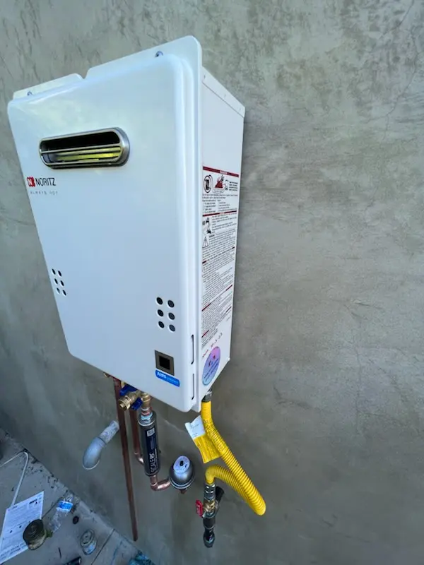 Tankless water heater installation for Hoagland Corner homes